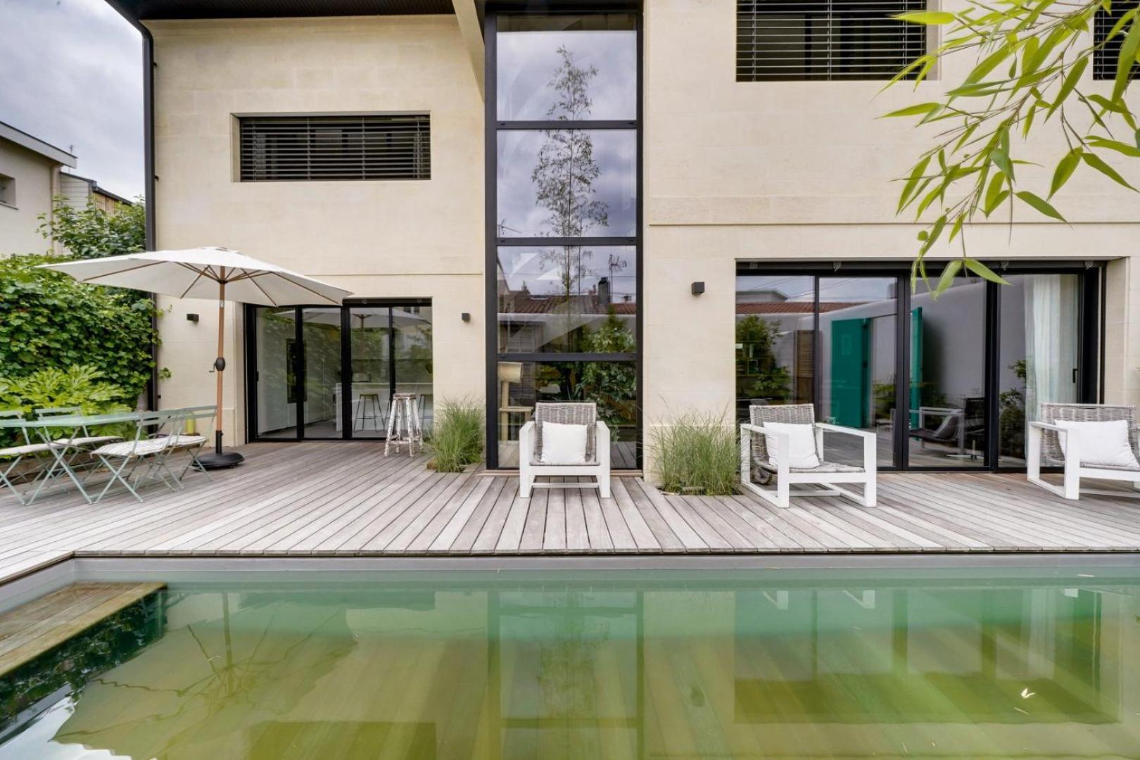 Spacious Bordeaux Family Home With Swimming Pool Exterior foto